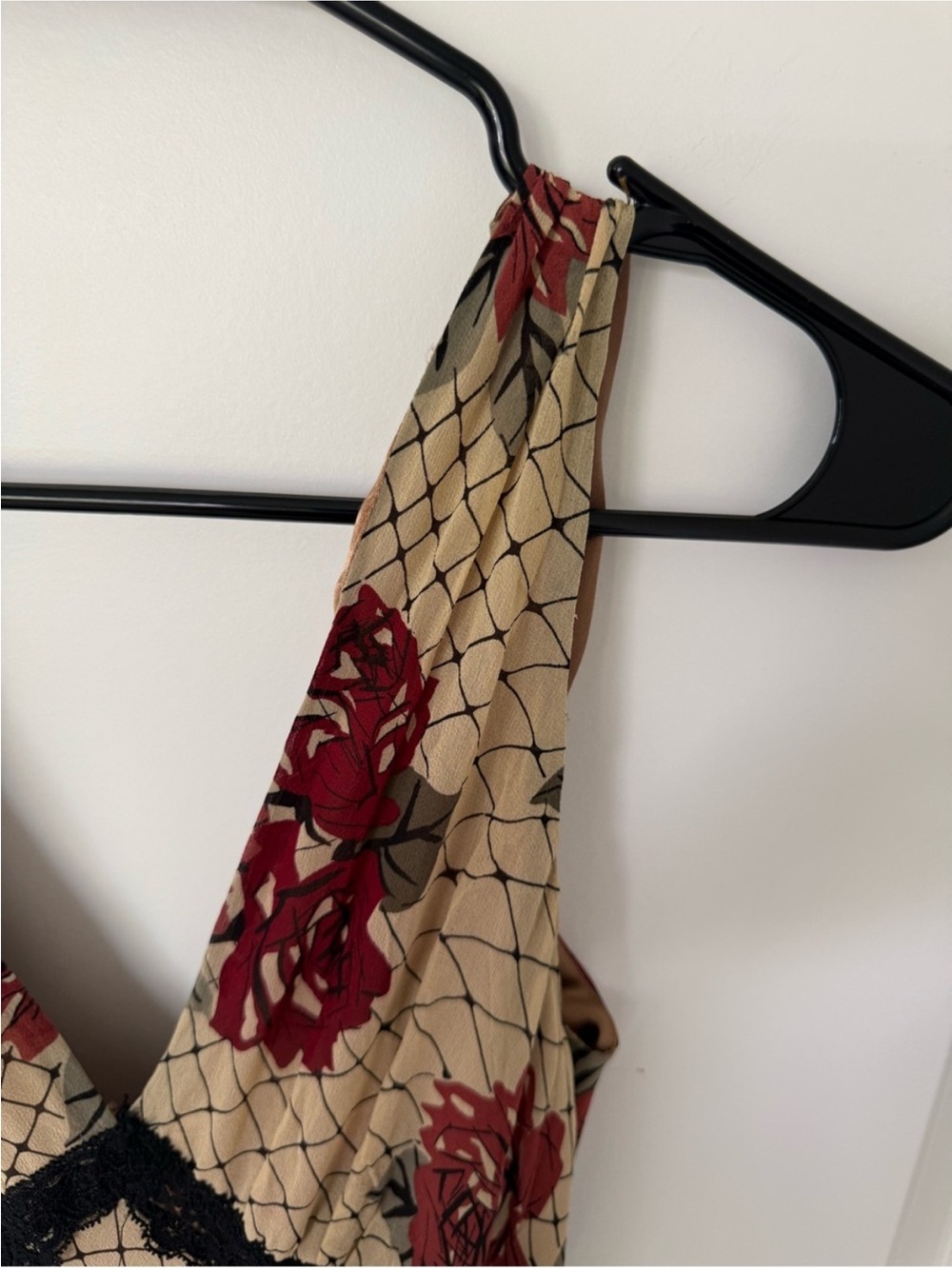 Laundry By Shelli Segal Y2K Vintage Silk Floral Lace Dress - Picture 8 of 11